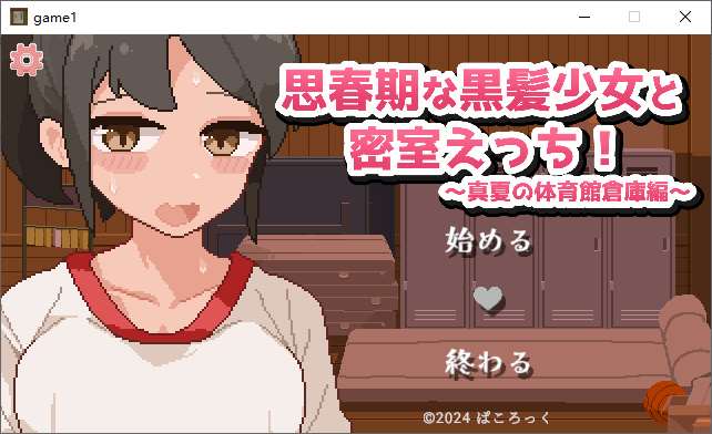 【PC】【像素SLG/汉化/动态】与青春期黑发少女的密室H！机翻汉化版【新汉化/510M】-星星资源网